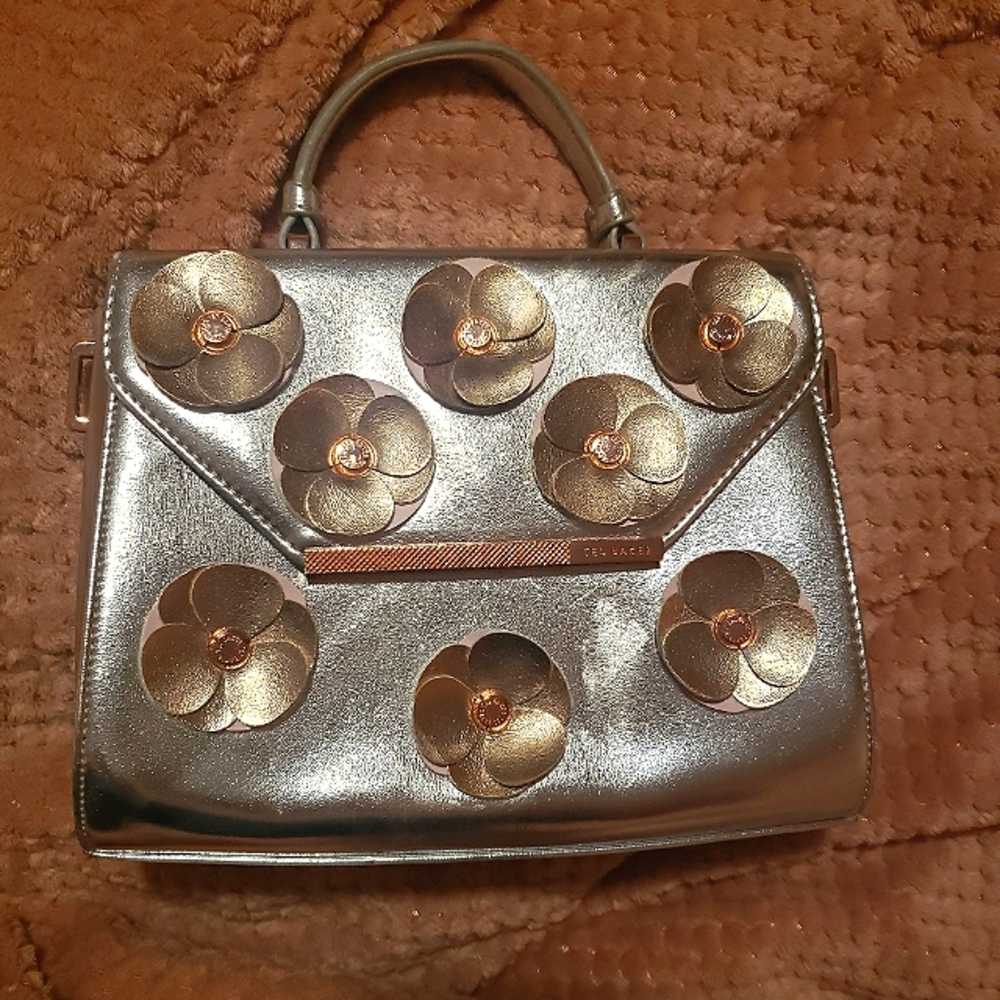 Silver Designer Bag